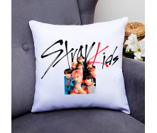 Подушка декоративная Кавун Группа Stray Kids 40x40 см (П000797)