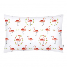 Евро наволочка Cosas FLAMINGO FLOWERS Ранфорс 50х70 см Розовый
