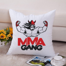 Подушка декоративная с принтом "MMA Gang Викинг" Push IT Белый Кавун П000662