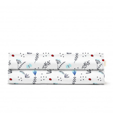 Детская простыня 110х160 см BLUE WILDFLOWERS CS1 Cosas