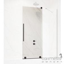 Подвижная часть шторки на ванну Radaway Furo Black PND II 100 R 10109538-54-01R черная/прозрачное стекло, правосторонняя