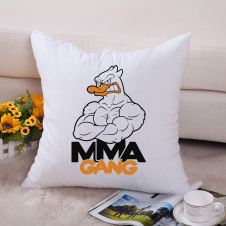 Подушка декоративная с принтом "MMA Селезень" Push IT Белый Кавун П000670