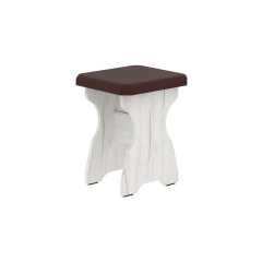 Табурет CuisineCorner (коричневий + крафт, 35х33х45 см) Ворожба