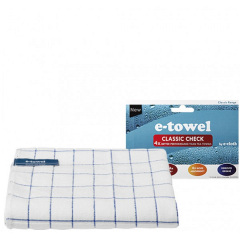 Полотенце E-cloth Classic Check Blue 201675 Одеса