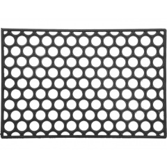 Резиновый коврик Plast Сота 60х40 см Черный (SK000149) Софіївська Борщагівка