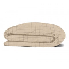 Семейный комплект на резинке Cosas BEIGE GEOMETRY Ранфорс 2х160х220 см Бежевый/Серый Тернополь
