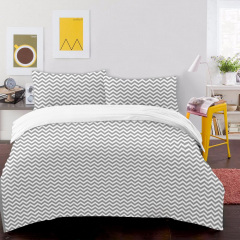 Евро постельное белье Grey Zigzag Cosas серый 200х220 см Вознесенськ