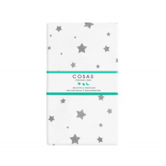 Простынь на резинке 80х160 см GREY STARS Cosas Белый Энергодар
