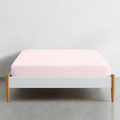 Простыня на резинке 140х200 см MINI DOTS CS4 Cosas розовый Изюм