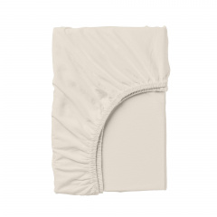 Набор простыни на резинке Cosas BEIGE/BLACK Ранфорс 160х200х20 см 2 шт Черный/Бежевый Новомиколаївка
