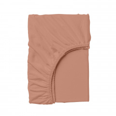 Набор простыни на резинке Cosas COPPER/ BEIGE GEOMETRY Ранфорс 160х200х20 см 2 шт Бежевый/Коричневый Городок
