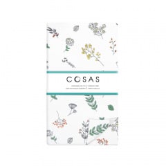 Подростковая постель с простыней на резинке WILDFLOWERS CS2 Cosas Белый 155х215 см Кам'янка-Дніпровська