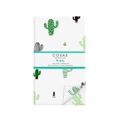 Евро постельное белье Cactus Cosas Зеленый 200х220 см Каменка-Днепровская