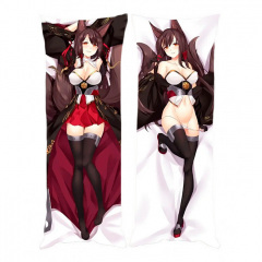 Подушка обнимашка дакимакура Акаги Лазурный путь Azur Lane v3 120x40см (22188) Bioworld Балаклія