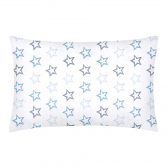 Евро постельное белье White Stars Cosas Голубой 200х220 см Хуст