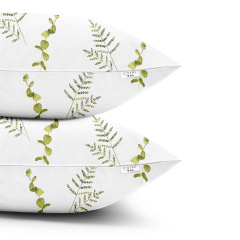 Двуспальное постельное белье GREEN FOLIAGE CS3 Cosas Зеленый 180х220 см Бровари