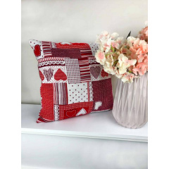 Декоративная подушка вязаная Прованс Кружево 45х45 см Разноцветный (6807) Новояворовск