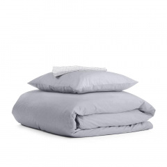 Подростковое постельное белье SMOKY GREY Cosas серый 155х215 см Петрове