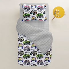 Подростковое постельное белье BRAVE CARS Cosas серый 155х215 см Умань