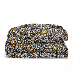 Семейная постель с простыней на резинке Leopard Cosas Бежевый 2х160х220 см Долина