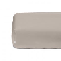 Двуспальный комплект на резинке Cosas BEIGE FLOWERS CS1 Ранфорс 180х220 см Бежевый Курінь