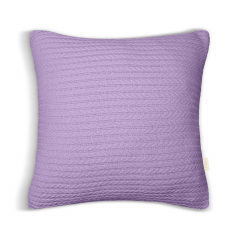 Наволочка 50х50 см Lavander Knitted Braid Cosas Оріхів