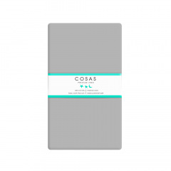 Подростковая постель с простыней на резинке Beach Grey Cosas Белый 160х220 см Енергодар