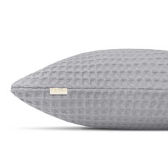 Наволочка Cosas Smoky Greek Waffle 50х50 см Серый Ромны