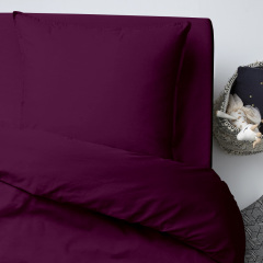 Подростковое постельное белье Dark Cherry Cosas Марсала 160х220 см Мукачево