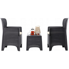 Набор садовой мебели Garden Line Reno Black Днепрорудное