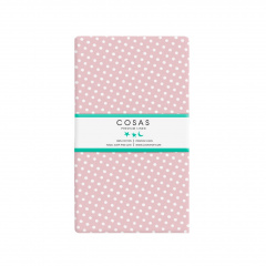 Простынь на резинке 80х160 см ROSE DOTS Cosas розовый Вишневое