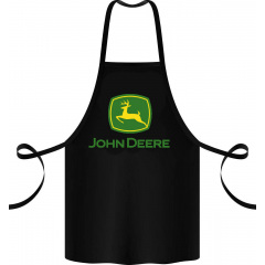 Фартук с принтом Арбуз John Deere 68 см Черный Хмельник