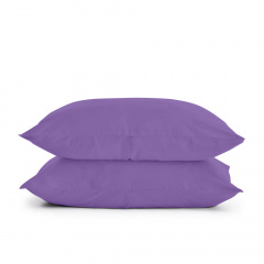 Двуспальная постель с простыней на резинке Light Plum Cosas Орхидея 180х220 см Вишгород