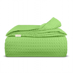 Покрывало 240х260 Lime Waffle Weave Cosas Лайм Косів