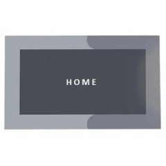 Влаговпитывающий коврик в ванную комнату RIAS Home прямоугольный 60х40 см Grey Ізмаїл