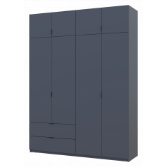 Распашной шкаф для одежды Doros Лукас Графит 180х50х240 см (80736288) Энергодар