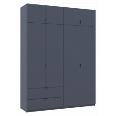 Распашной шкаф для одежды Doros Лукас Графит 180х50х240 см (80736288) Энергодар