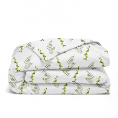 Семейный комплект постельного белья GREEN FOLIAGE Cosas Зеленый 2х160х220 см Жмеринка