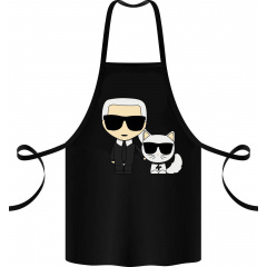 Фартук с принтом Арбуз Karl Lagerfeld 68 см Черный Шепетівка
