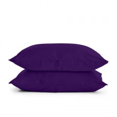 Набор наволочек Cosas DARK PLUM & MARMALADE SET 50х70 см 4 шт Фиолетовый/Горчичный Гайсин