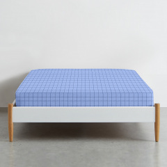 Простыня на резинке 90х200 см BLUE GEOMETRY Cosas Нове