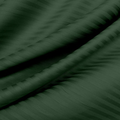 Подростковая постель сатин с простыней на резинке FOREST Cosas Зеленый 160х220 см Червоноград
