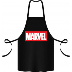 Фартук с принтом Арбуз Marvel 68 см Черный Київ