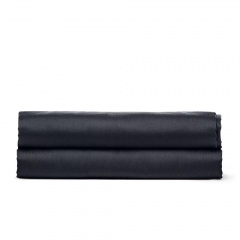 Евро простыня Cosas BLACK SATIN 220х240 см Черный Лубны