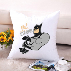 Подушка декоративная с принтом "Bat Strong" Push IT Белый Кавун П000601 Каменка-Днепровская
