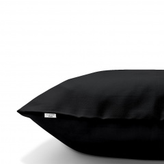 Наволочка Cosas BLACK SATIN Сатин 70х70 см Черный Каменка-Днепровская