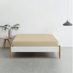 Простынь на резинке 120х200 см MINI DOTS Cosas Бежевый Луцьк