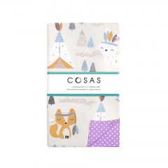 Детское постельное белье в кроватку Dream Animals Cosas Бежевый 110х140 см Якимівка