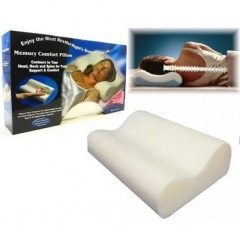 Подушка ортопедическая OPT-TOP Comfort Memory Pillow с эфектом памяти 30х50см (2083696309) Березнегувате