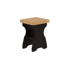 Табурет CuisineCorner (кава + венге, 35х33х45 см) Краматорськ
